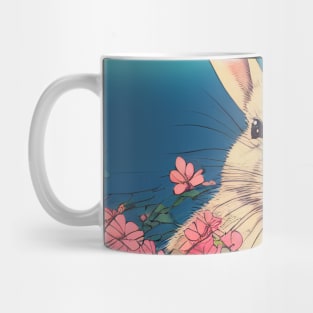 Cutest American Rabbit Breeds Pure White Mini Rex Rabbit Mug